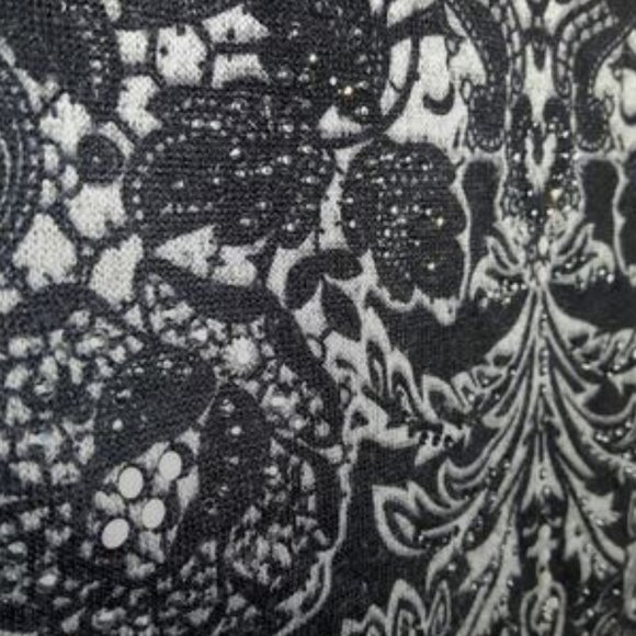 Embellished CATHERINES 4X 5X paisely knit Tunic - Picture 5 of 6